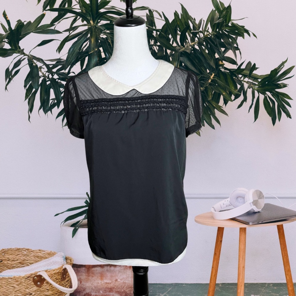 Vintage Princess Vera Wang Collared Blouse